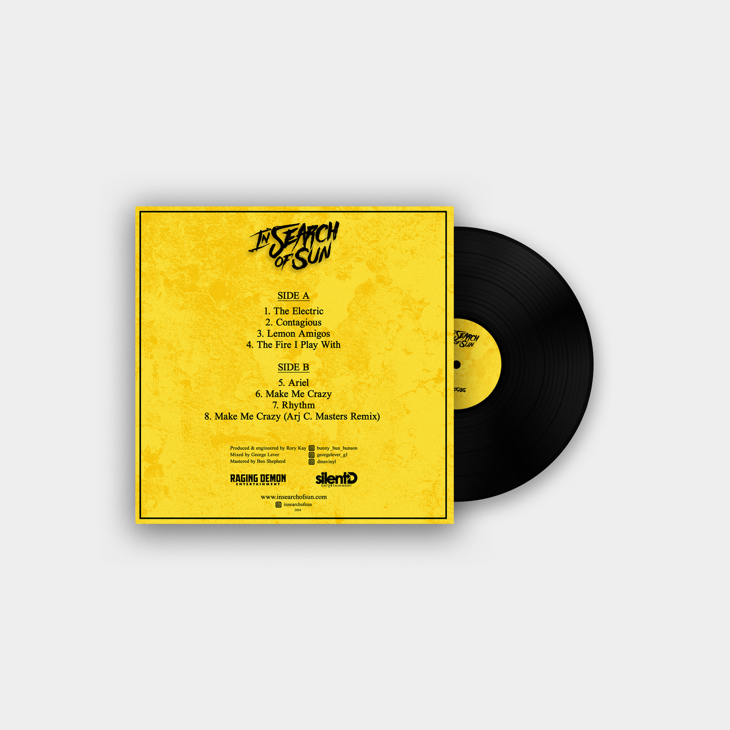 'Lemon Amigos' limited edition Vinyl EP (pre-order)